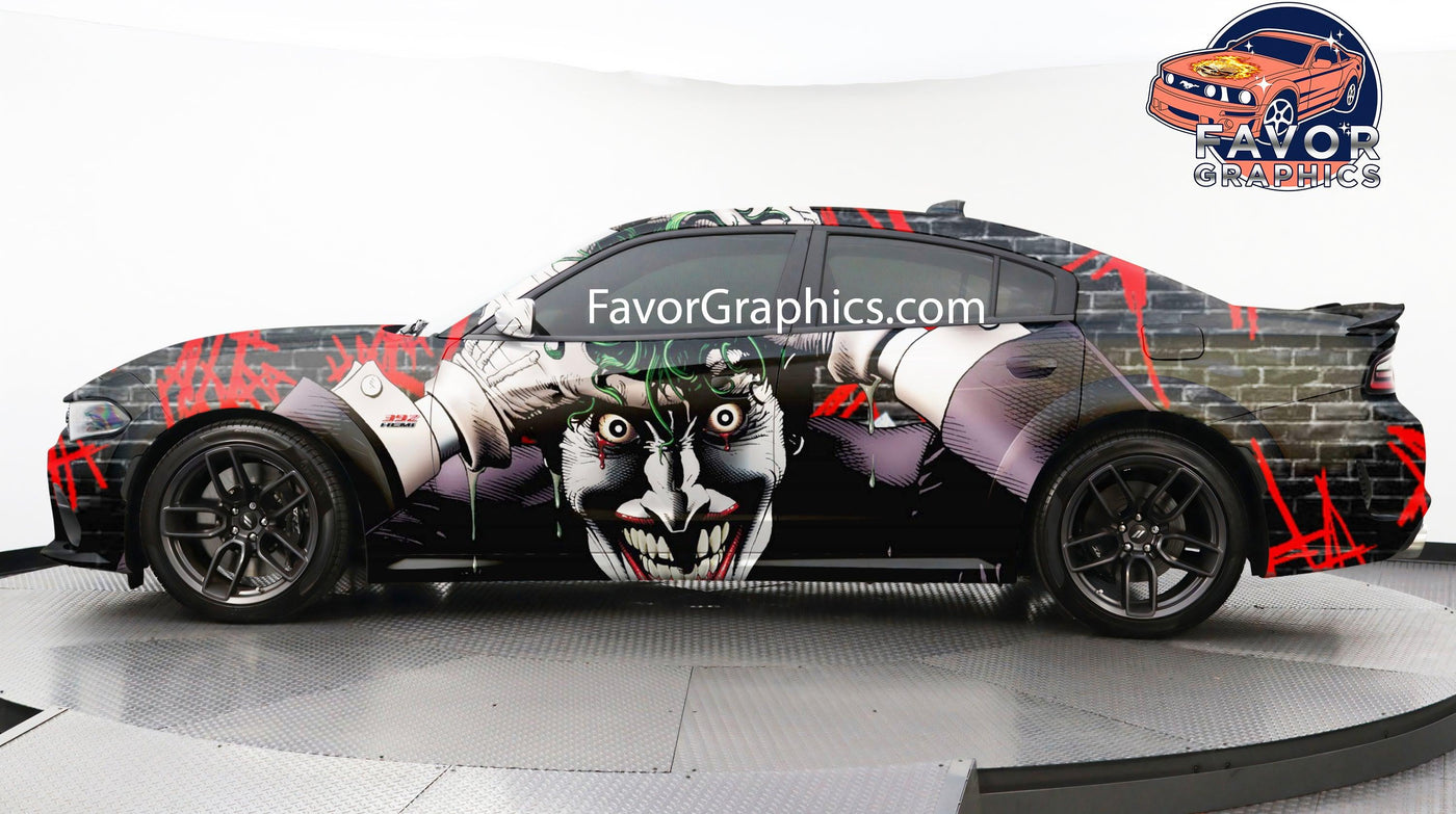 Joker Itasha Full Car Vinyl Wrap Decal Sticker