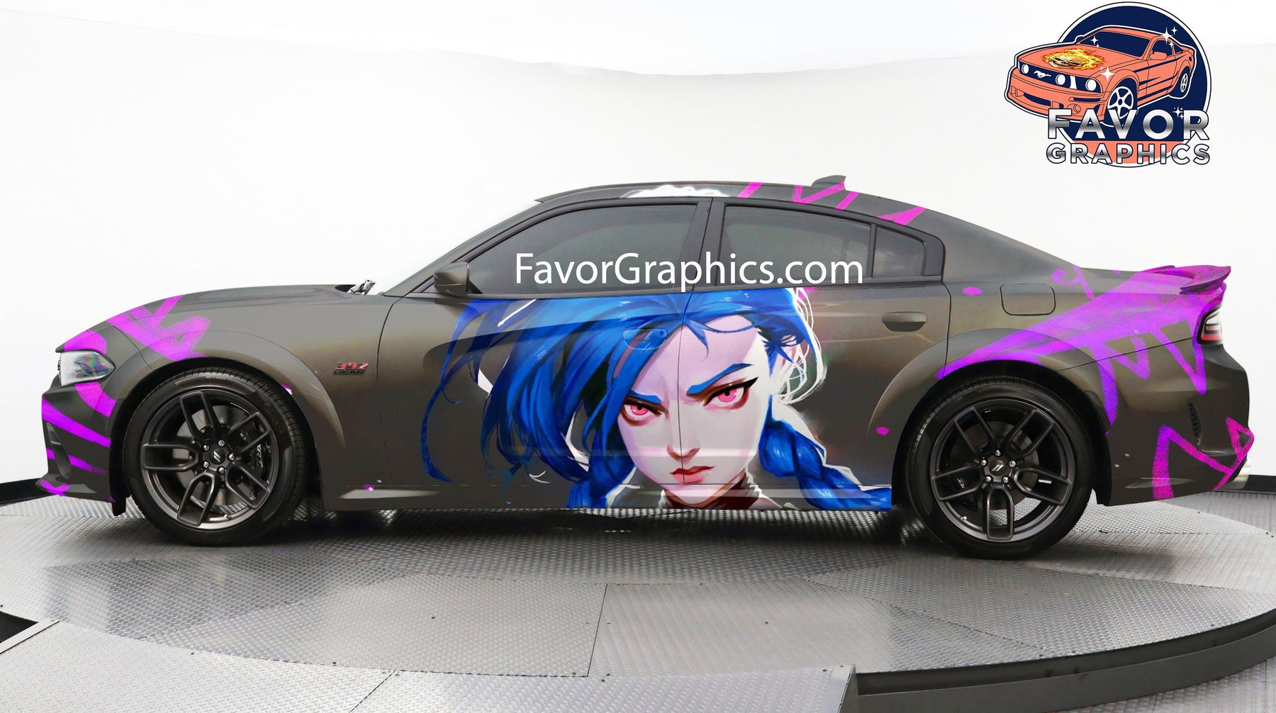 Jinx Decal Code JInx League Of Legends Itasha Full Car Vinyl Wrap Decal Sticker – Favor ...