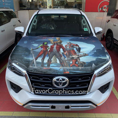 Guardians Of The Galaxy Itasha Car Vinyl Hood Wrap Decal Sticker