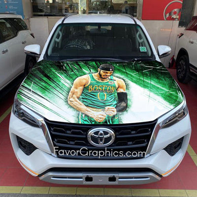 Jayson Tatum Itasha Car Vinyl Hood Wrap Decal Sticker