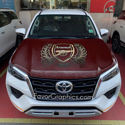 Arsenal Itasha Car Vinyl Hood Wrap Decal Sticker