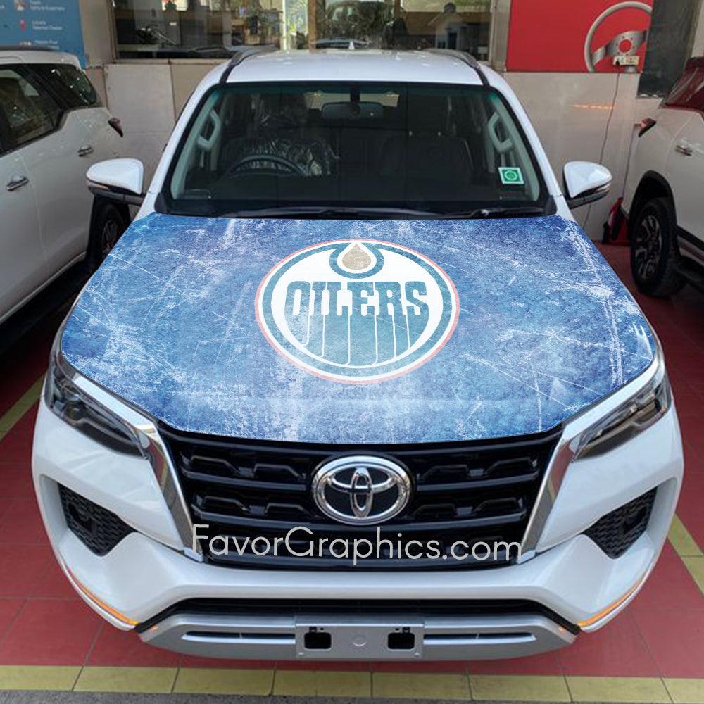 Edmonton Oilers Itasha Car Vinyl Hood Wrap Decal Sticker – Favor Graphics