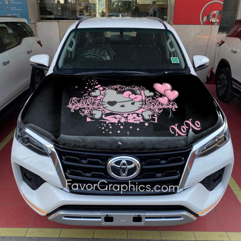 Kitty Itasha Car Vinyl Hood Wrap Decal Sticker