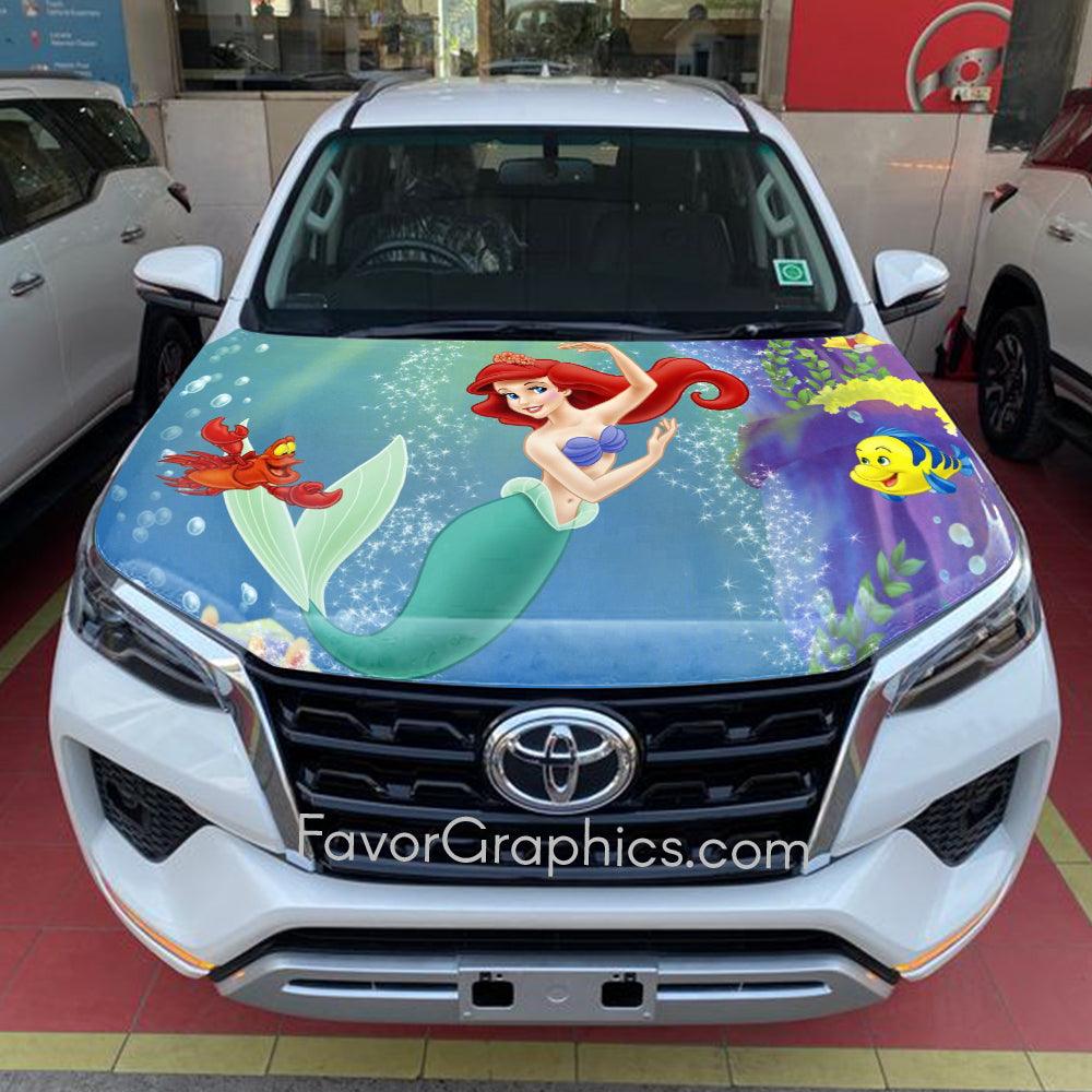 Ariel The Little Mermaid Itasha Car Vinyl Hood Wrap Decal Sticker