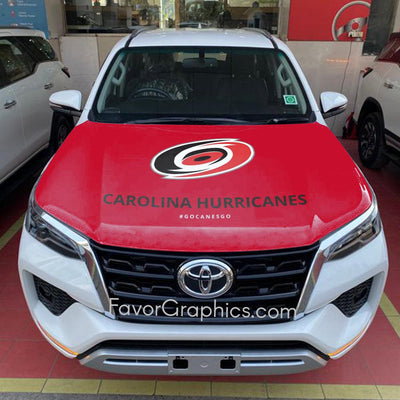 Carolina Hurricanes Itasha Car Vinyl Hood Wrap Decal Sticker