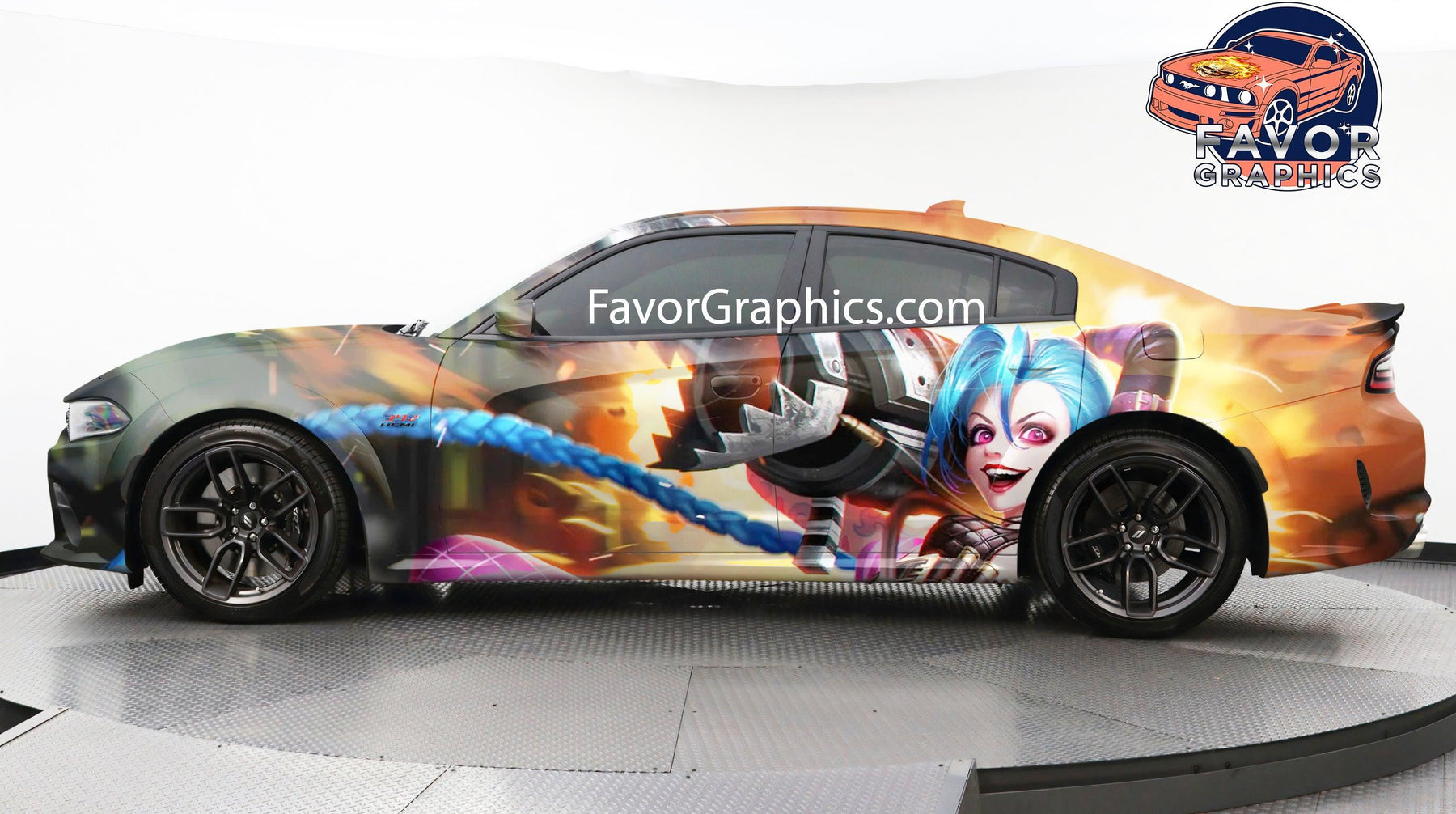 Jinx Decal Code JInx League Of Legends Itasha Full Car Vinyl Wrap Decal Sticker – Favor ...