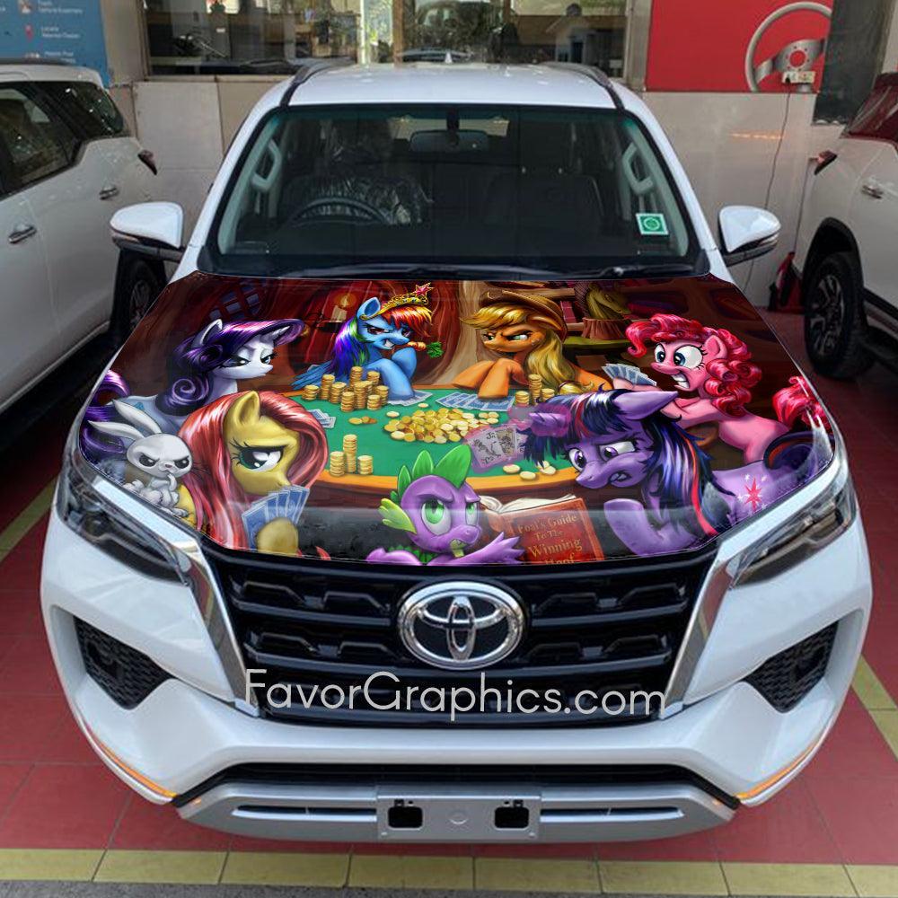 Mlp Wrapped My Little Pony Itasha Car Vinyl Hood Wrap Decal Sticker – Favor Graphics