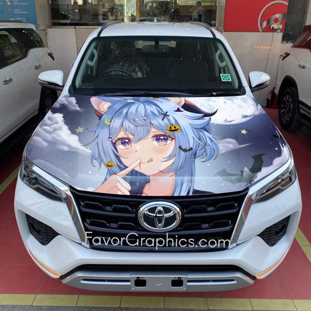 Ganyu Genshin Impact Itasha Car Vinyl Hood Wrap Decal Sticker