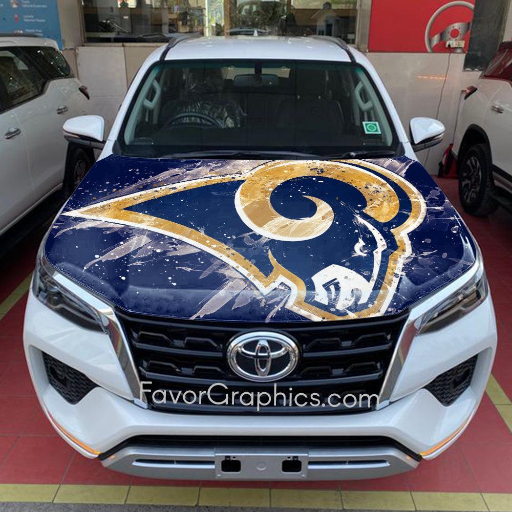 Los Angeles Rams Itasha Car Vinyl Hood Wrap Decal Sticker – Favor Graphics