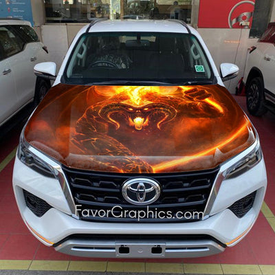 Balrog Itasha Car Vinyl Hood Wrap Decal Sticker