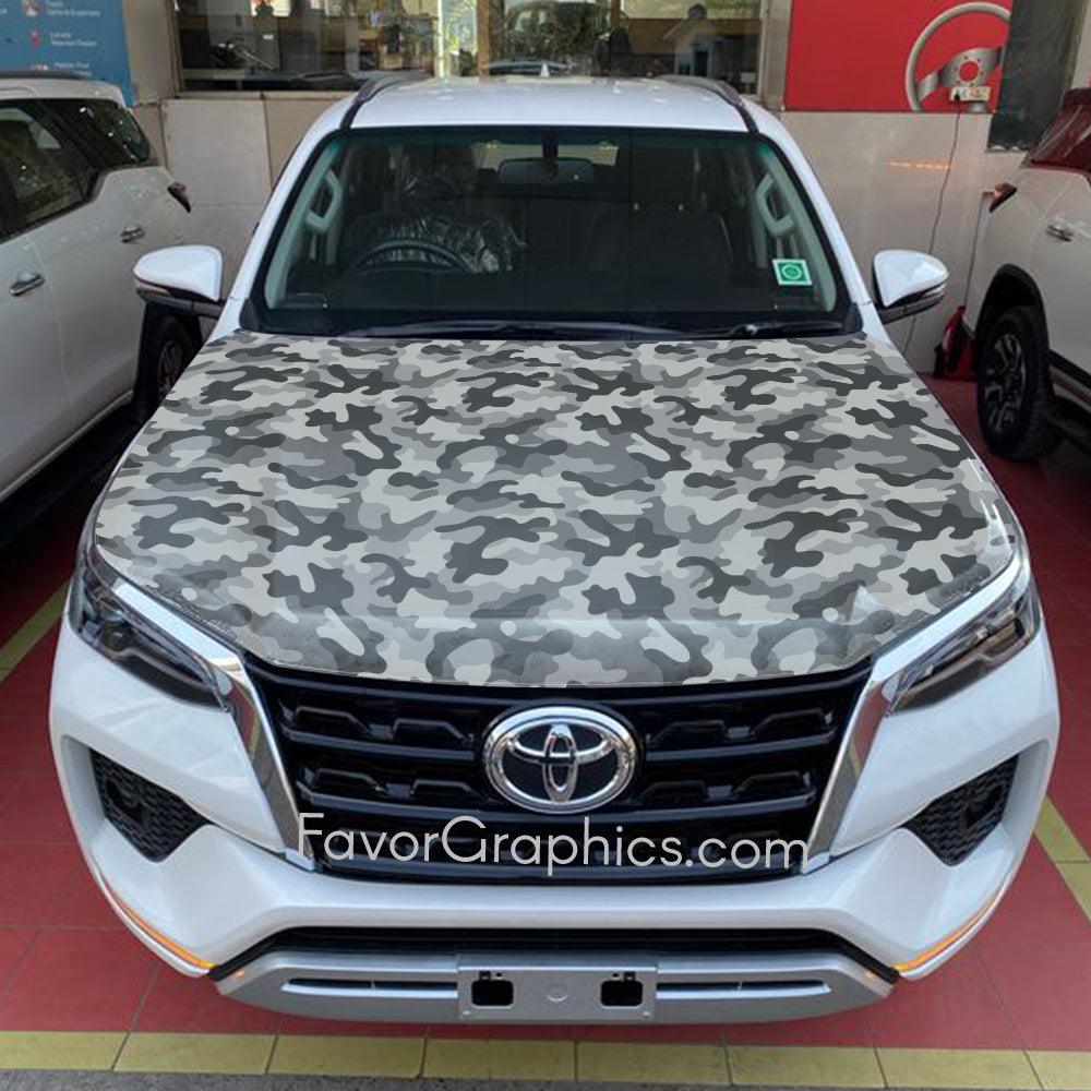 Military Camouflage Itasha Car Vinyl Hood Wrap Decal Sticker