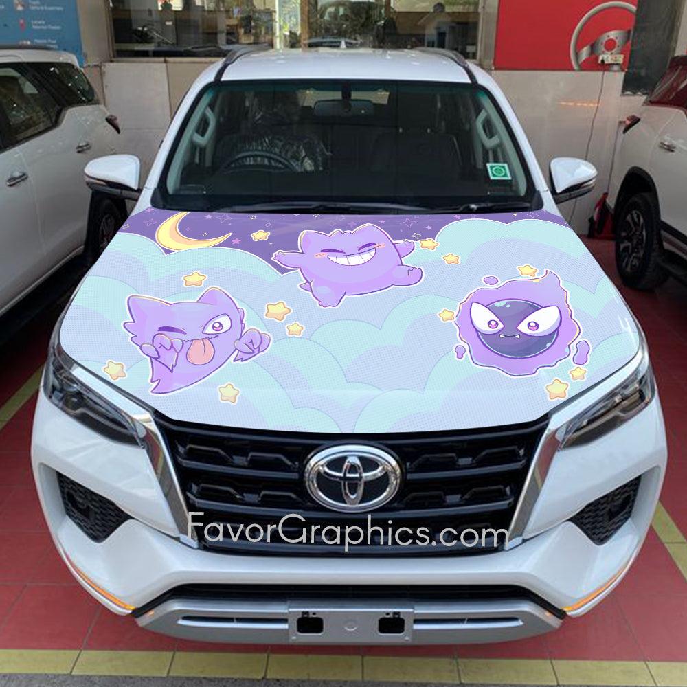  Gengar Character Silhouette Vinyl Sticker Car Decal (6 Black)  : Automotive