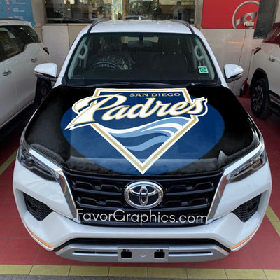 San Diego Padres Itasha Car Vinyl Hood Wrap Decal Sticker