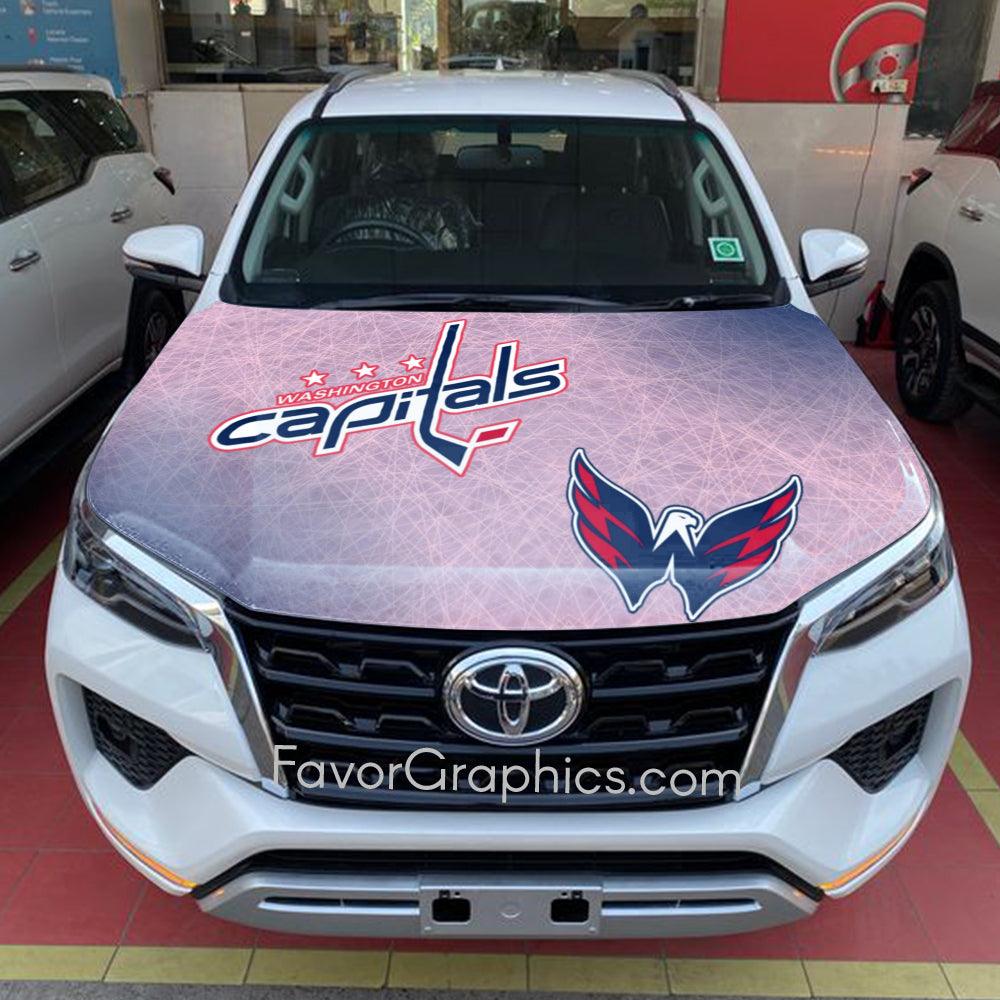 Washington Capitals Itasha Car Vinyl Hood Wrap Decal Sticker