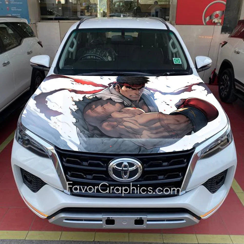 Ryu (Street Fighter) Itasha Car Vinyl Hood Wrap Decal Sticker – Favor ...