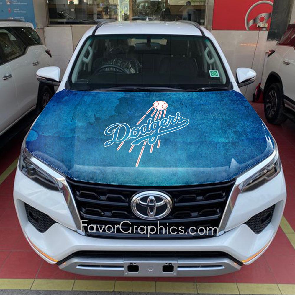 Los Angeles Dodgers Itasha Car Vinyl Hood Wrap Decal Sticker