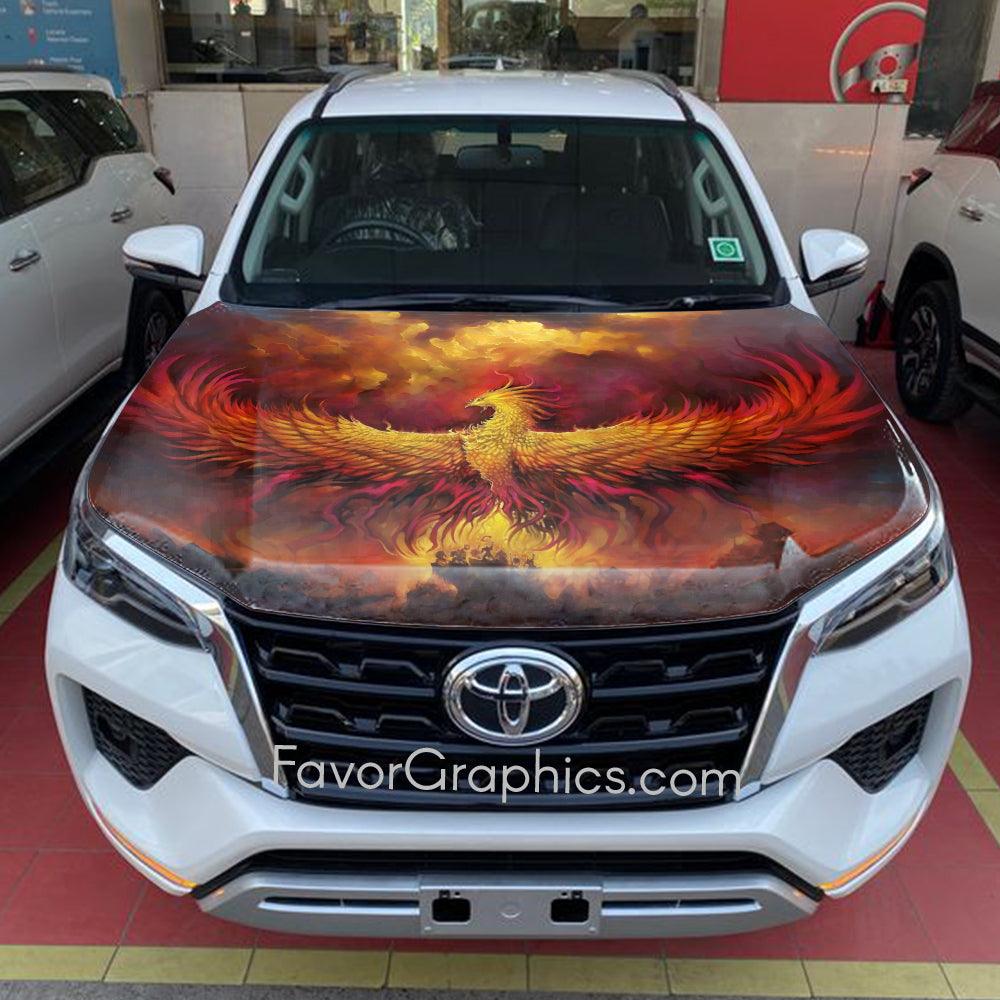 Phoenix Itasha Car Vinyl Hood Wrap Decal Sticker