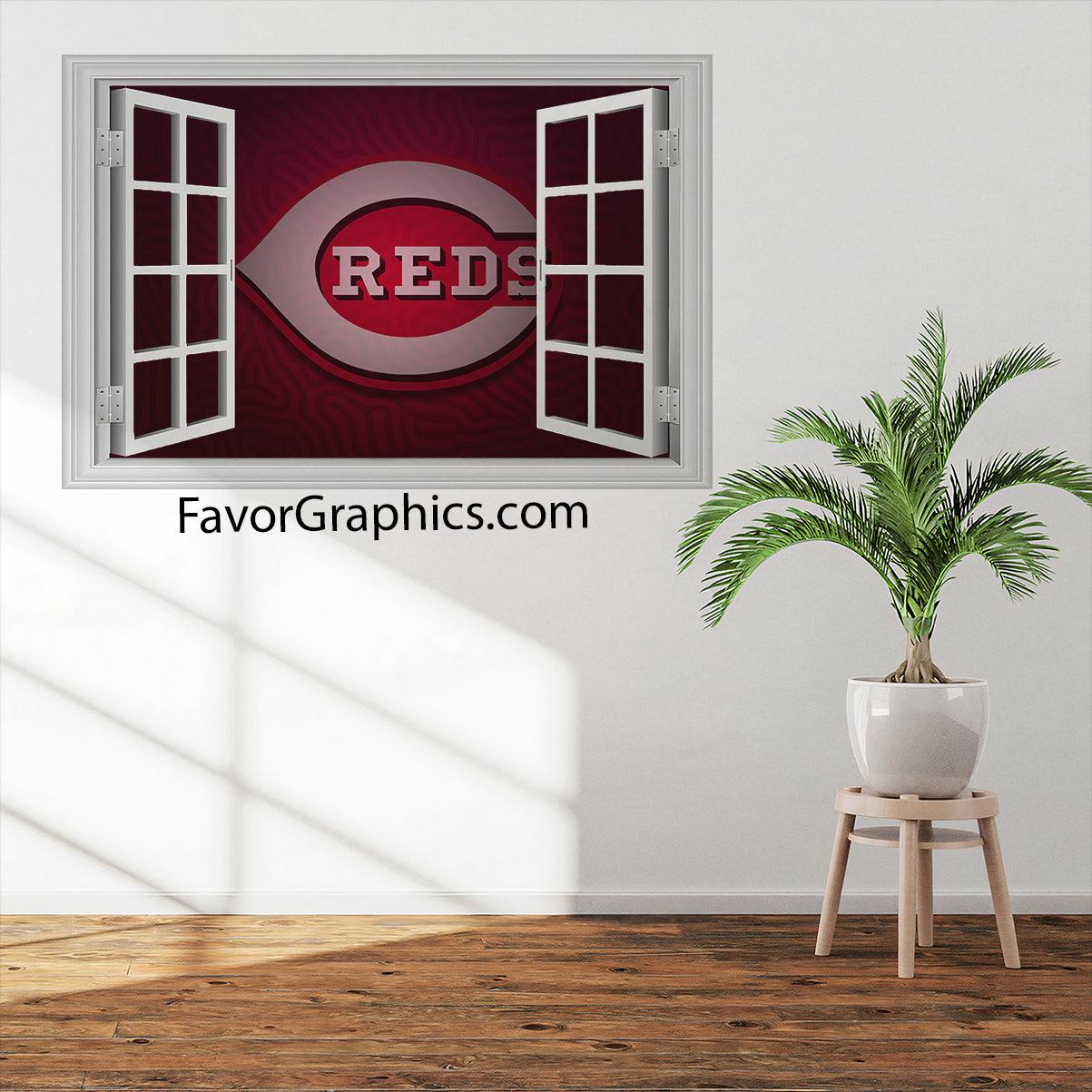 Cincinnati Reds Vinyl Wall Art Decal Sticker Poster Print Mural