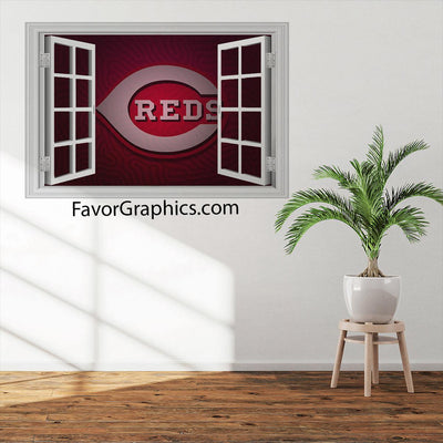 Cincinnati Reds Vinyl Wall Art Decal Sticker Poster Print Mural