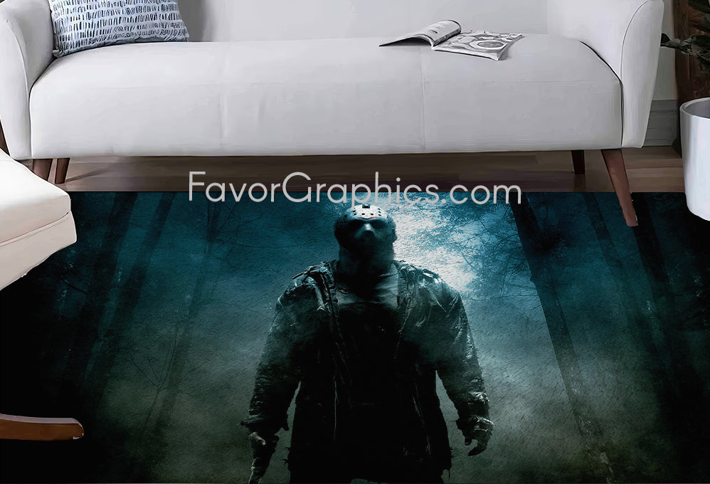 Jason Voorhees Home Bedroom Decor Rug Carpet Mat