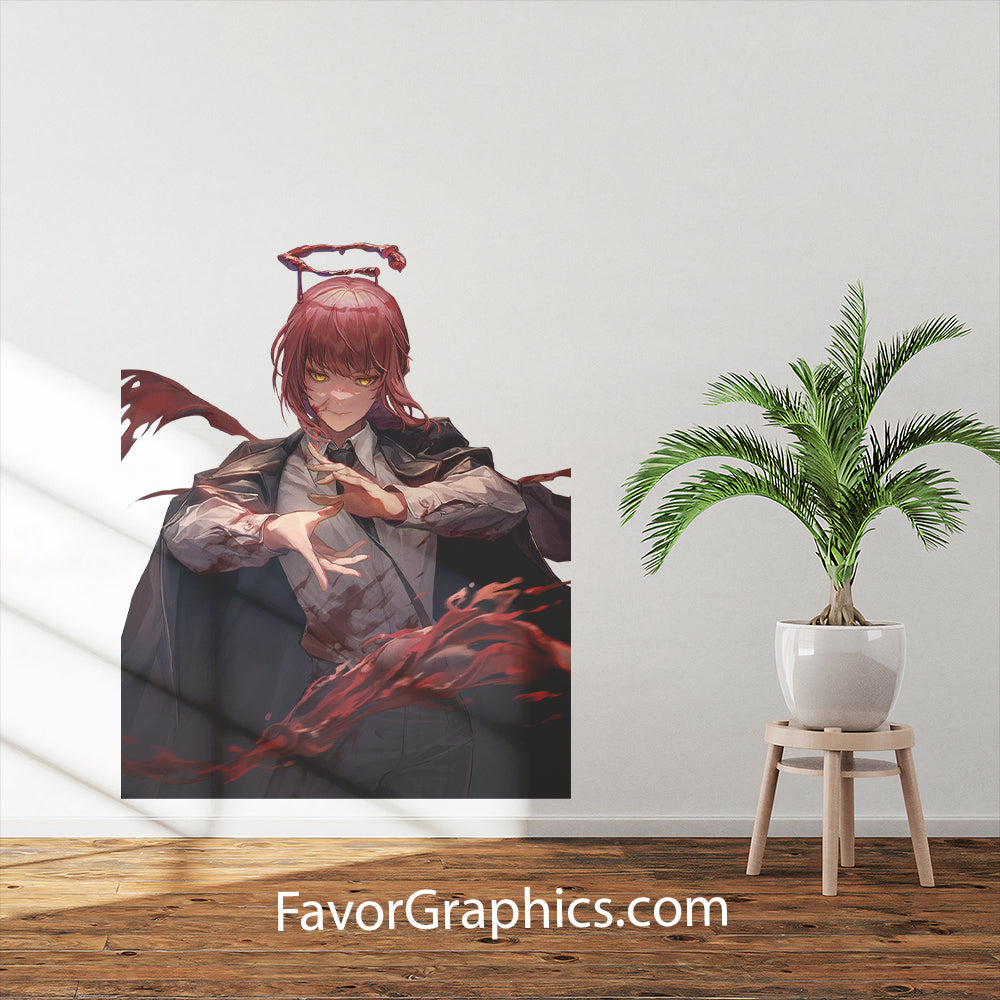 Makima Chainsaw Man Home Room Wall Vinyl Decal Sticker Mural Poster