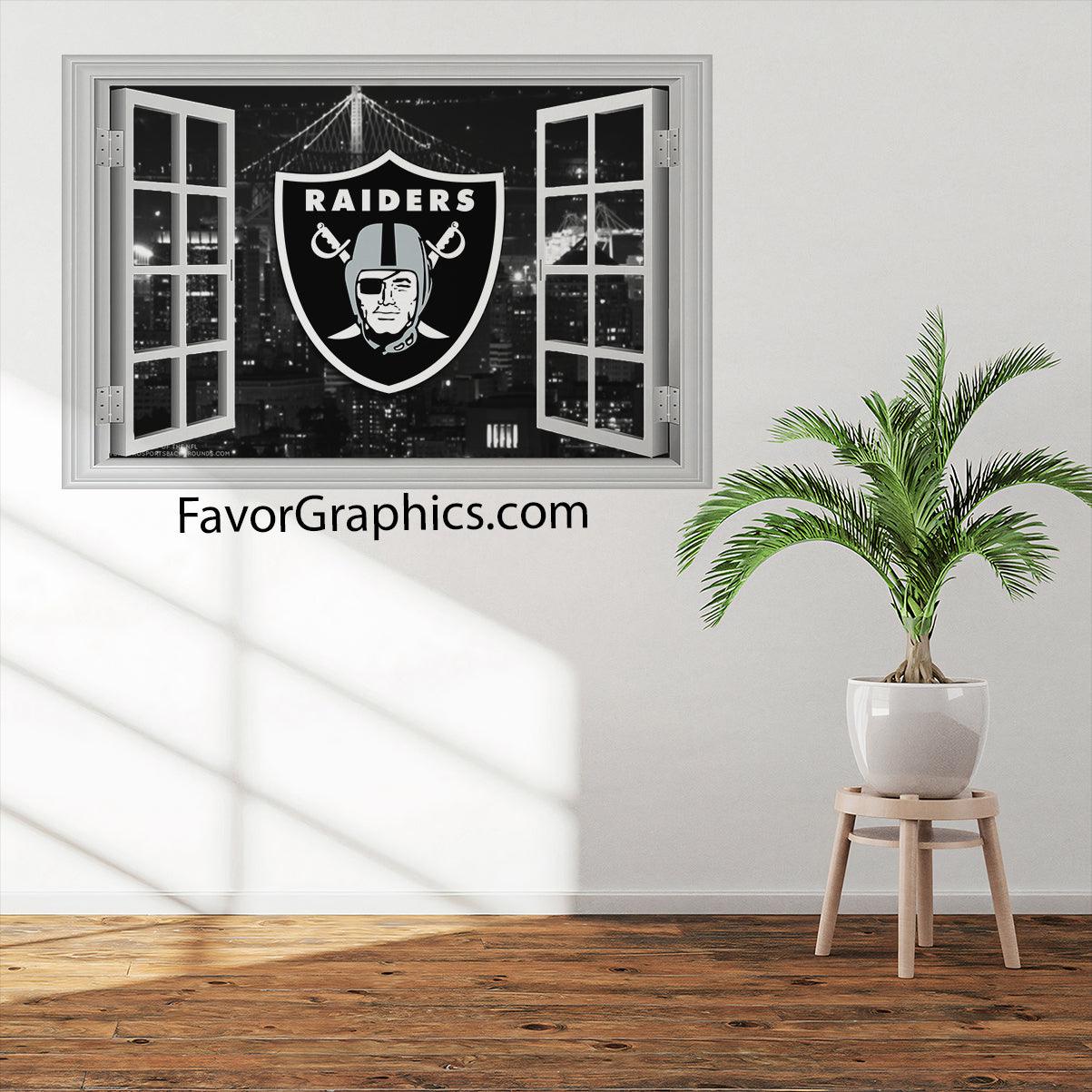 Las Vegas Raiders Vinyl Wall Art Decal Sticker Poster Print Mural