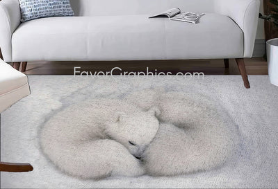 Polar Bear Home Bedroom Decor Rug Carpet Mat