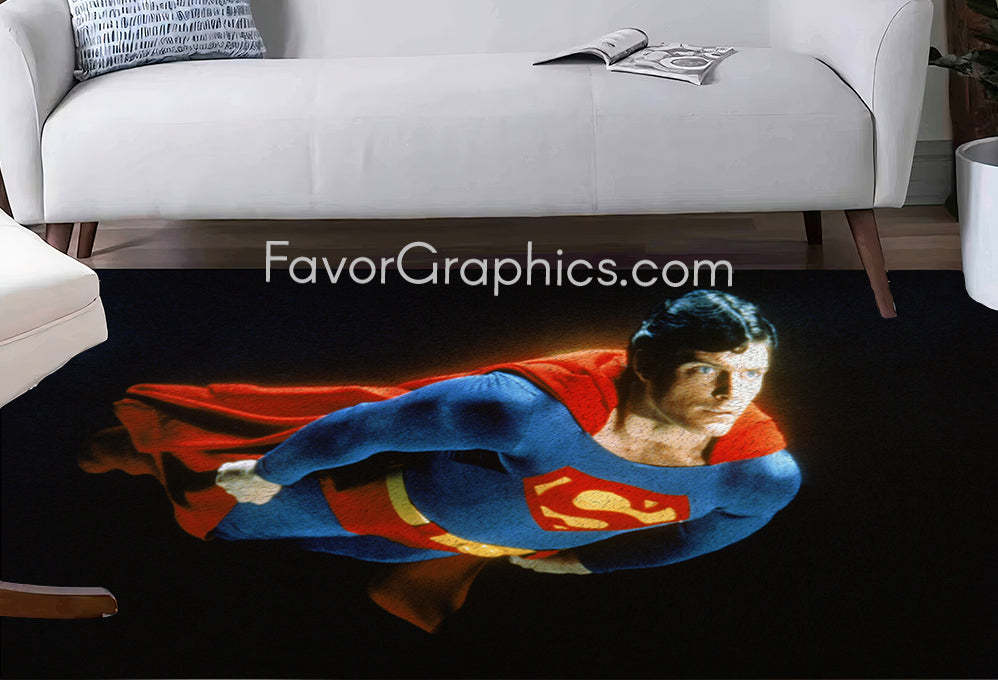 Superman Home Bedroom Decor Rug Carpet Mat