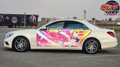 Sailor Moon Car Door Vinyl Wrap Decal Sticker