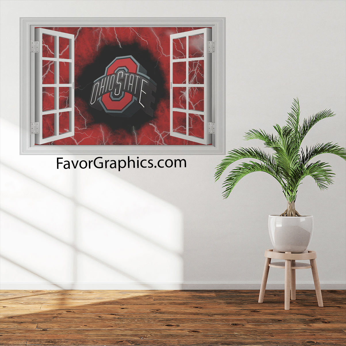 Ohio State Buckeyes Vinyl Wall Art Decal Sticker Poster Print Mural