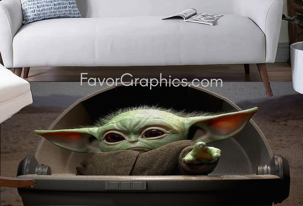 Baby Yoda Home Bedroom Decor Rug Carpet Mat