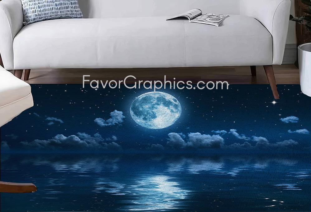 Full Moon Home Bedroom Decor Rug Carpet Mat