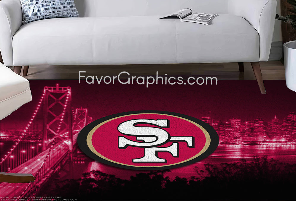 San Francisco 49ers Home Bedroom Decor Rug Carpet Mat