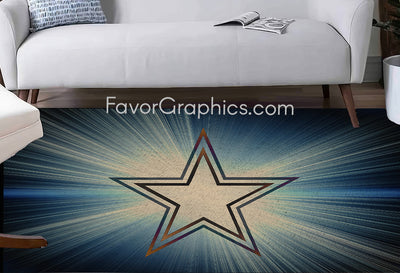 Dallas Cowboys Home Bedroom Decor Rug Carpet Mat