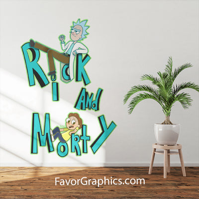 Rick And Morty Home Room Wall Vinyl Decal Sticker Mural Poster