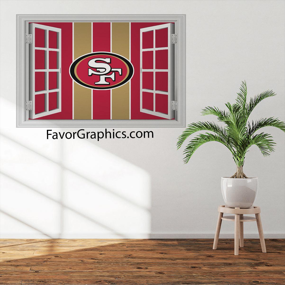 San Francisco 49ers Vinyl Wall Art Decal Sticker Poster Print Mural