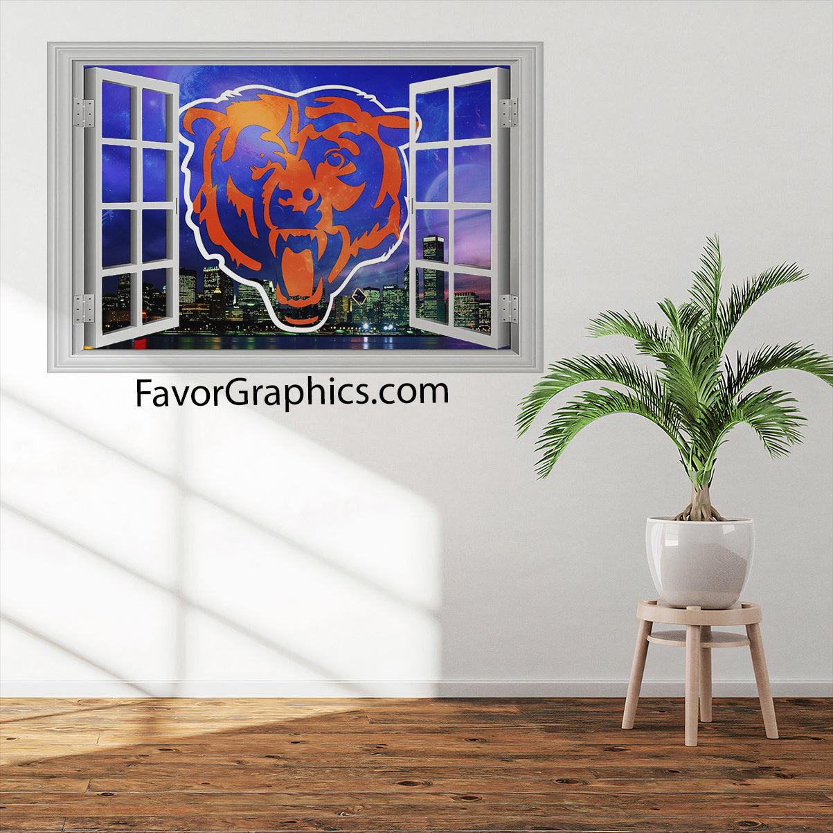 Chicago Bears Vinyl Wall Art Decal Sticker Poster Print Mural