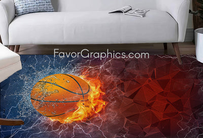 Basketball Home Bedroom Decor Rug Carpet Mat