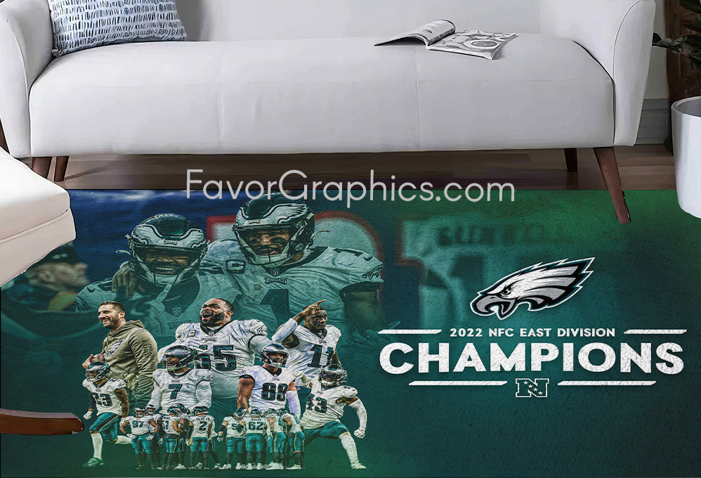 Philadelphia Eagles Home Bedroom Decor Rug Carpet Mat