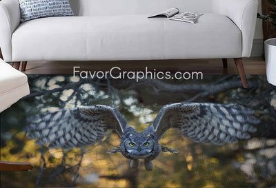 Owl Home Bedroom Decor Rug Carpet Mat