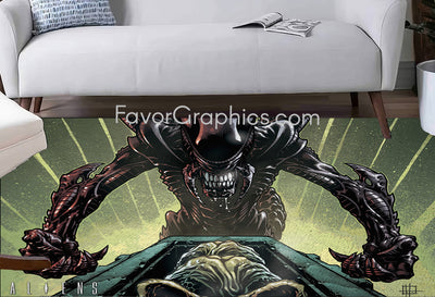 Xenomorph Home Bedroom Decor Rug Carpet Mat