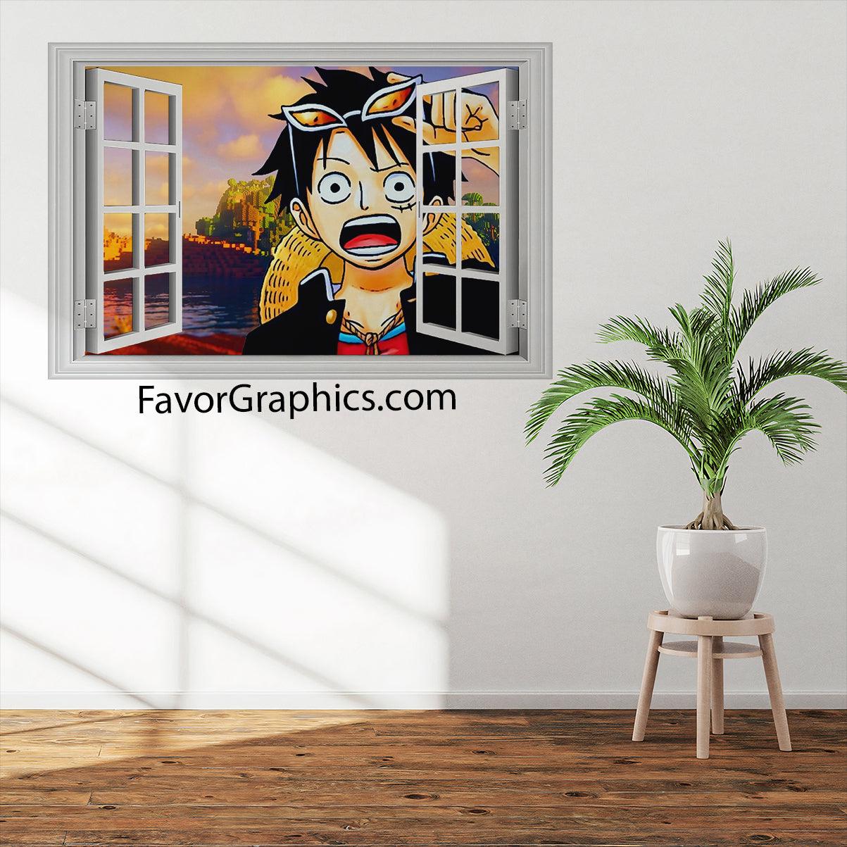 Monkey D. Luffy Vinyl Wall Art Decal Sticker Poster Print Mural