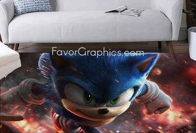 Sonic The Hedgehog Home Bedroom Decor Rug Carpet Mat