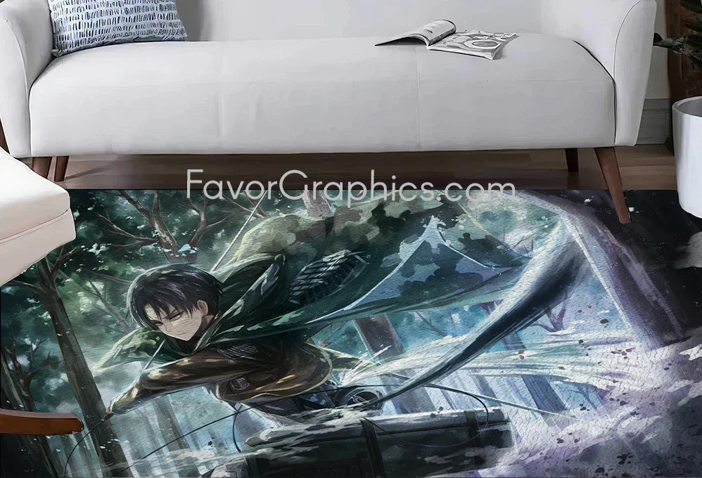 Levi Ackerman Home Bedroom Decor Rug Carpet Mat