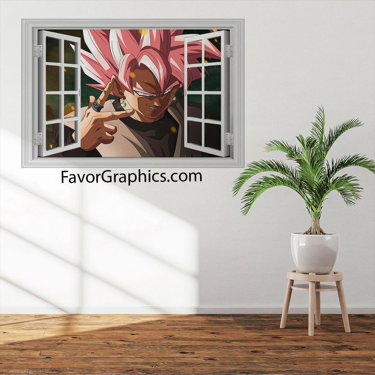 Black Goku Vinyl Wall Art Decal Sticker Poster Print Mural