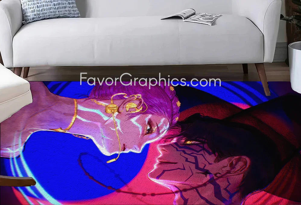 Huntrix HUNTR/X Kpop Demon Hunters Home Bedroom Decor Rug Carpet Mat