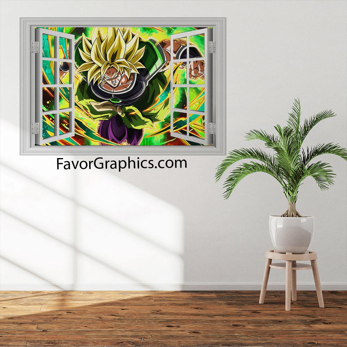 Broly Vinyl Wall Art Decal Sticker Poster Print Mural