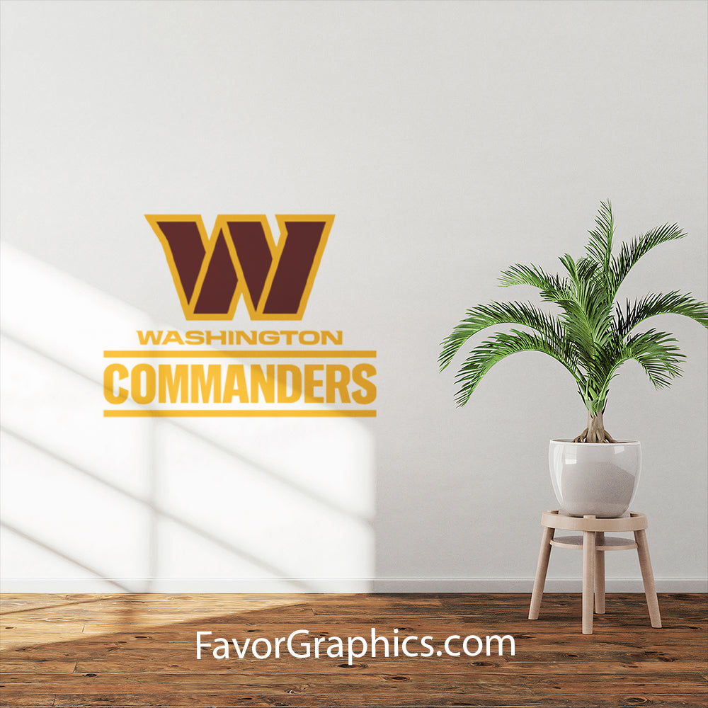 Washington Commanders Home Room Wall Vinyl Decal Sticker Mural Poster