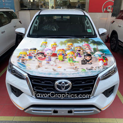 Molly Itasha Car Vinyl Hood Wrap Decal Sticker