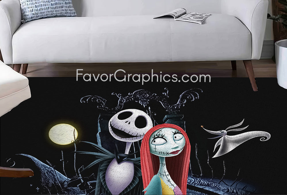 Nightmare Before Christmas Home Bedroom Decor Rug Carpet Mat